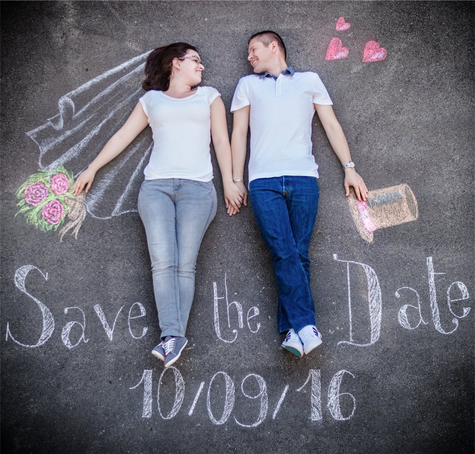 Save the date Photographe mariage grenoble Isere Marie-Cat