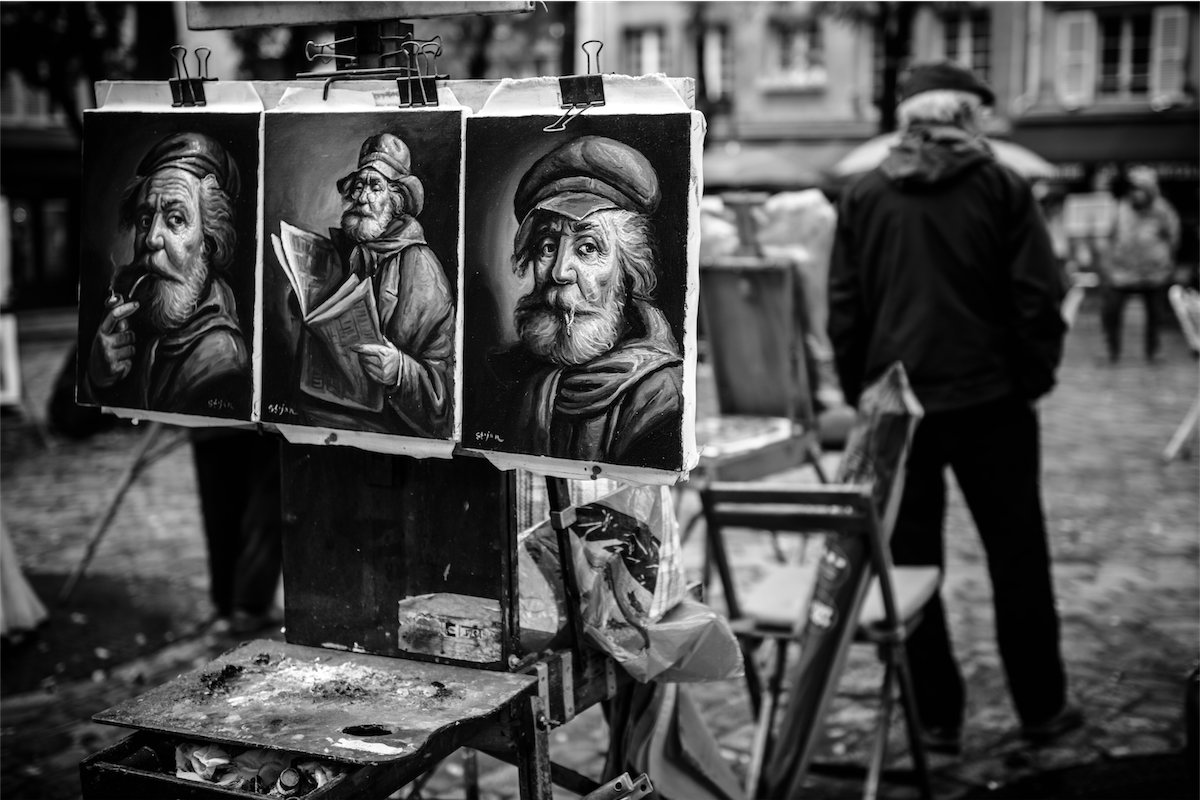 artiste peintre monmartre Photographe grenoble Isere Marie-Cat Photographies