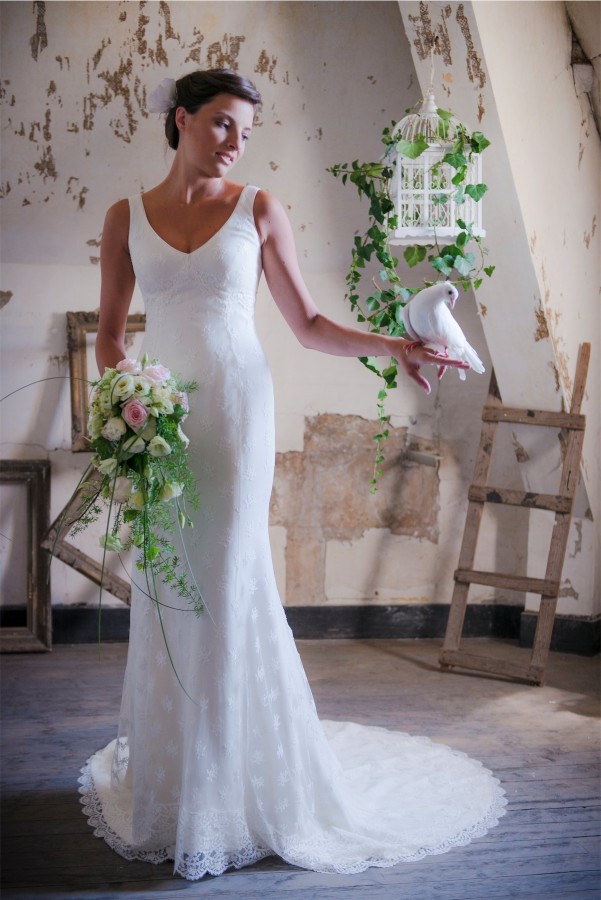 Mademoiselle rêve Marie-Cat photographies mariage robe haute couture Grenoble Isère