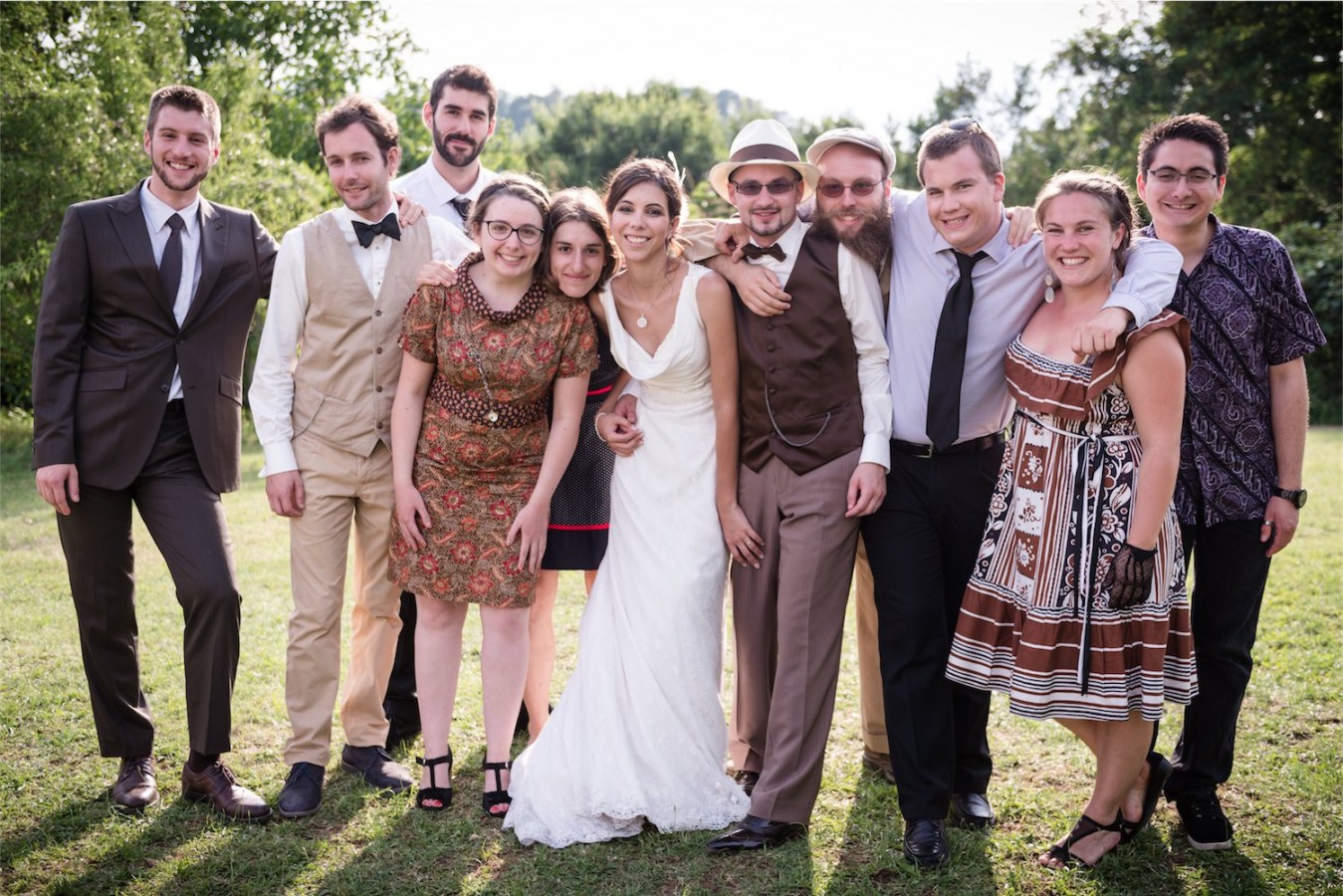 Photos de groupe Photographe mariage grenoble Isere Marie-Cat