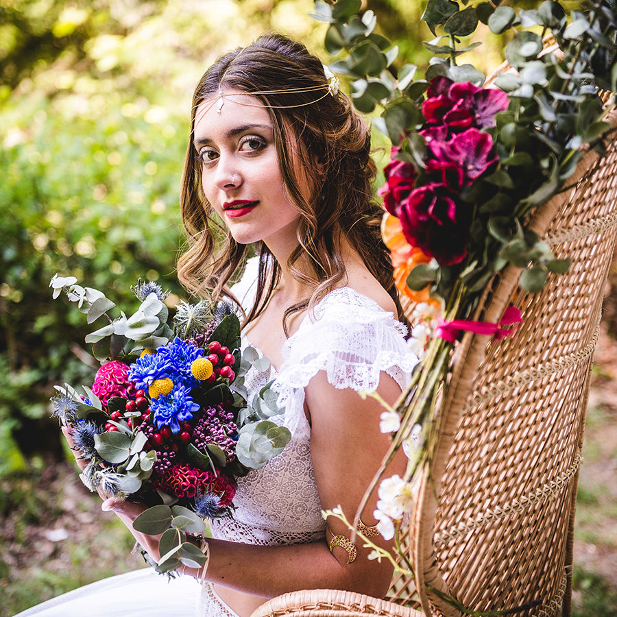 Mademoiselle rêve Marie-Cat photographies mariage robe haute couture Grenoble Isère