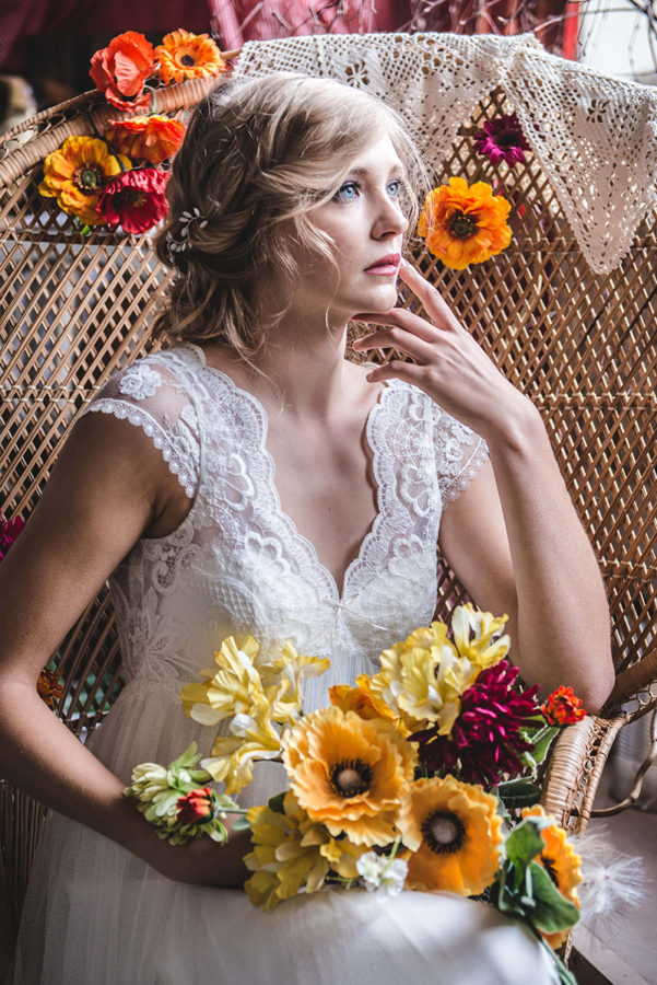 Mademoiselle rêve Marie-Cat photographies mariage robe haute couture Grenoble Isère