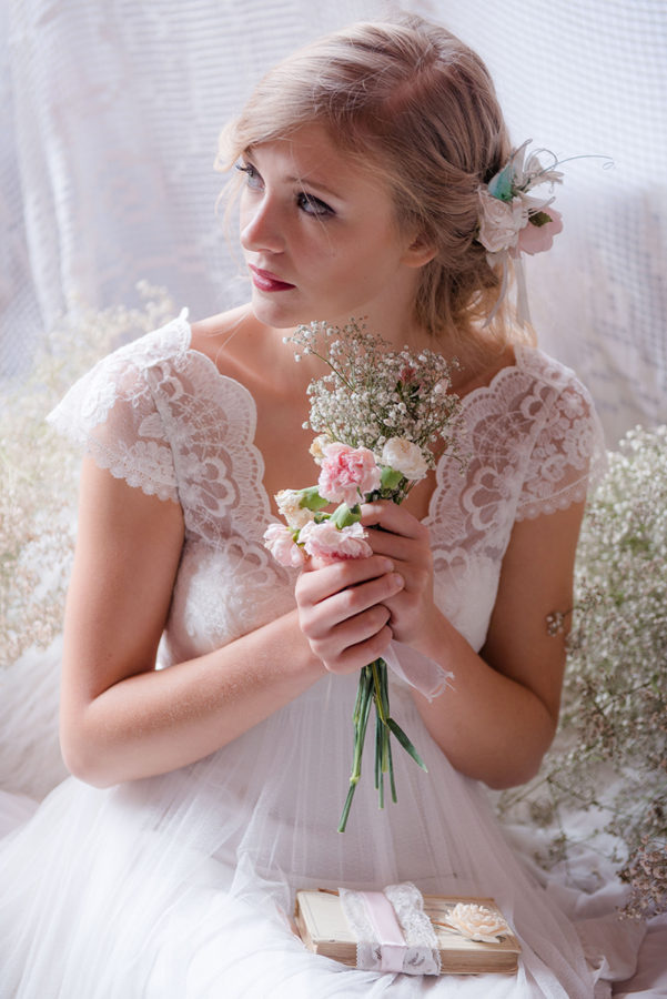 Mademoiselle rêve Marie-Cat photographies mariage robe haute couture Grenoble Isère